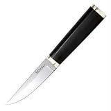 Cold Steel Knives Sisu Knife with Micarta Handle and Leather Sheath, Plain by Cold Steel Knives