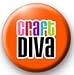 CRAFT DIVA Pinback Button 1.25