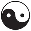 Yin Yang Die-Cut Photographic Magnet