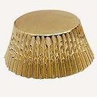 45 Large Gold Foil Cupcake Cases ***Plus FREE Gold Glitter***
