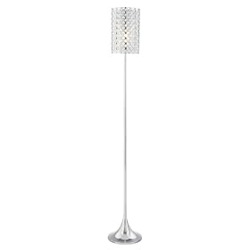 Glitz Crystal and Chrome Floor Lamp