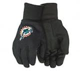 Miami Dolphins NFL Team Logo Work Gloves