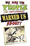 Jimmy Buffett~ Jimmy Buffett Sticker~ We Are The People Our Parents Warned Us About!~ Approx 3 x 4.25