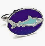 Shark Cufflinks - Animal Themed Formal Wear - Cufflinks
