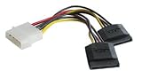 Lindy - Power adapter - 4 pin internal power (M) - 15 pin SATA power - 6 in