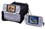 Audiovox VBP-3000 Video-In-A-Bag, with 2 5-Inch LCD Detachable Monitors and VCP Video Cassette Player