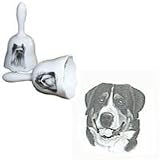 Greater Swiss Mountain Dog Bell, Porcelain by Rosalinde (5.5' x 4')