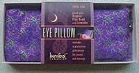 Barefoot Silk Eye Pillows - Indian Sari Designs with Flax Seed & Lavender