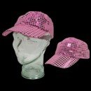 Sequin Baseball Hat - Ball Cap in Pink