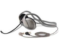 Behind-The-Head Stereo PC Headset With Noise Canceling Microphone