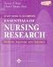 Study Guide to Accompany Essentials of Nursing Research: Methods, Appraisal, and Utilization