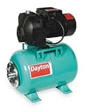 Dayton 2ZXV1 Shallow Well Jet Pump System, 1/2 HP