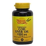 Cod Liver Oil 1000 Mg Softgels, By Natural Weath - 60 Ea