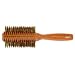 Acca Kappa Professional Pro Hair Brush, Round, Boar Bristle/Nylon