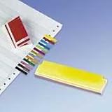 Redi-Tag 20205 Small Rectangular Remove/Reusable Page Flags, 1x3/16, Assorted, 3,600/Bulk Pack