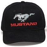 Solid Black Ford Mustang Hat