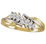 14kt. Gold, 1/4 ct. tw. Diamond Anniversary Ring