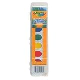 Binney and Smith 530525 Washable Watercolors with Brush, 8 Colors