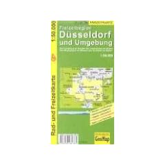 Freizeitregion D�sseldorf und Umgebung 1 : 50 000. Rad- und Freizeitkarte: Wander- und Radwege. Cityplan: D�sseldorf. Sehensw�rdigkeiten. Reiter- und Ponyh�fe