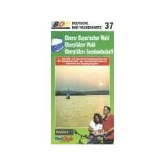 Deutsche Radtourenkarte, Bl.37, Oberer Bayerischer Wald, Oberpf�lzer Wald, Oberpf�lzer Seenlandschaft
