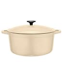 Martha Stewart Collection Sand Enameled Cast Iron Casserole, 5.5 Qt.