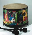 "Remo Kids Percussion, Floor Tom, 10"" Diameter with Mallet,  Rain Forest Fabric"