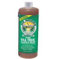 Dr Woods Naturals Castille Liq Sp, Tea Tree, 32 FZ (2 pack)