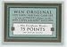 1999 Topps Gallery Auction Points #3 - 75 Point Card