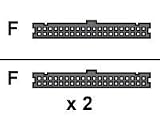 APC 1658-E IDE Duel Drive Cable