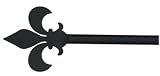 Fleur de lis Curtain Rod
