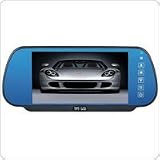 7 Inch 16:9 TFT LCD Widescreen Car Rearview Monitor Mirror with Bluetooth, Dual Video Inputs,V1/V2 Selecting, Car /Automobile Rear View Mirror Display Monitor With Remote Control Function