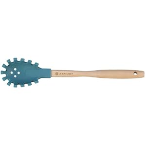 TCaribbean Blue Silicone Pasta Fork by Le Creuset