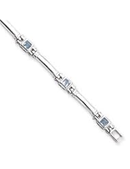 Sterling Silver Blue Topaz Bracelet