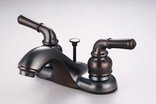HARDWARE HOUSE 12-2269 2-HANDLE LAVATORY FAUCET, OIL CLASSIC BRONZE