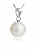Pearl Pendant Slider. 12 MM Large Size. Dreams Can Come True, Natural Pearl White AA Quality Pendant