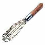 10 Standard French Whip with Wooden Handle (13-0553)