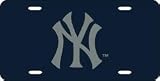 New York Yankees Blue Laser Cut License Plate