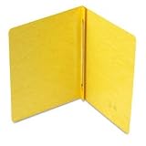 Hinge Pressboard Binder, 3 Cap, 8-1/2 C-C, 11x8-1/2, YW, Sold as 1 box(25 per box)