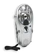 LumaPro 2XTG9 Crank Light with Radio, Silver