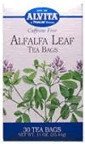 Alfalfa Leaf Tea 30 Bags (Medicago Sativa) - Alvita Teas