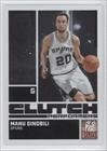 2009-10 Donruss Elite Clutch Performers Black #4 - Manu Ginobili/25