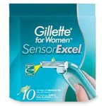 Gillette for Women SensorExcel Cartridges with Vitamin E & Aloe, 10-Count Boxes
From Gillette
