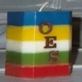 Thumbnail image for Order of the Eastern Star Block Candle