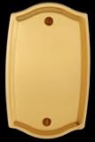 Wall Plates Bright Solid Brass, Solid Brass Single Blank wall plate