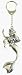 Ariel Disney Pewter Brass Double Sided Key Chain Keychain Image