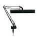 Solare Clamp-On Fluorescent Swing Arm Lamp in Black