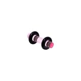 8 Gauge Pink Acrylic Plug