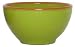 Terracotta Glazed Pottery Sweet Pea Green Cereal Bowl 5.5"D Set / 2