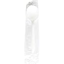 Daxwell White Plastic Medium Weight Soup Spoon, Individually Wrapped (Case of 1000)