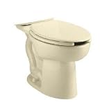 American Standard 3483.016.021 Cadet Right Height Elongated 16 1/8-Inch High Toilet Bowl with 4 Bolt Caps and 2 Floor Screws, Bone (Bowl Only)